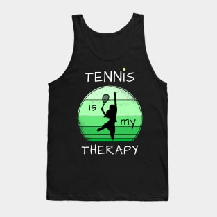 Tennis Is My Therapy Tank Top